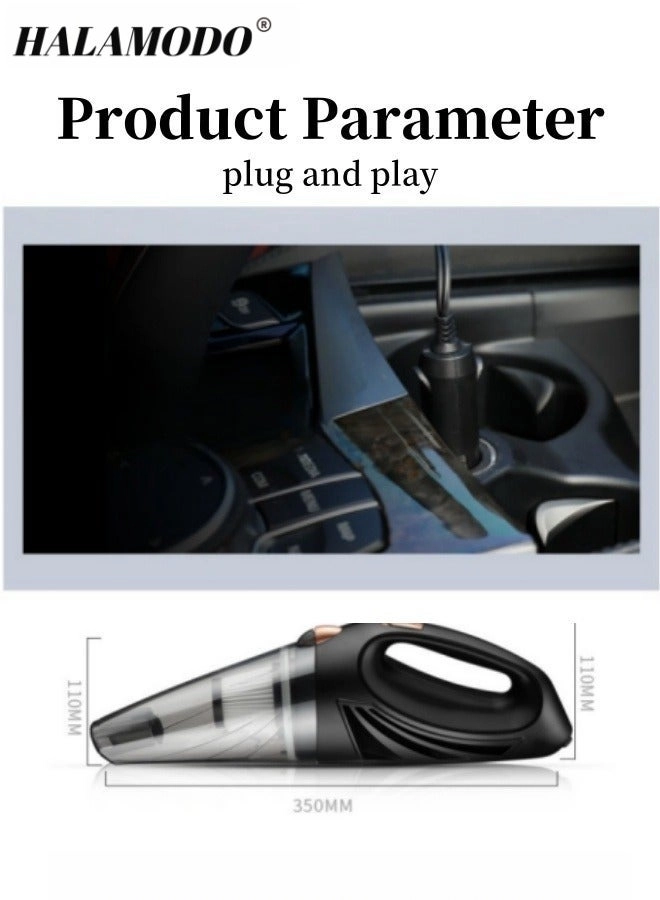 Handheld Vacuum - Cordless Rechargeable 30min Black