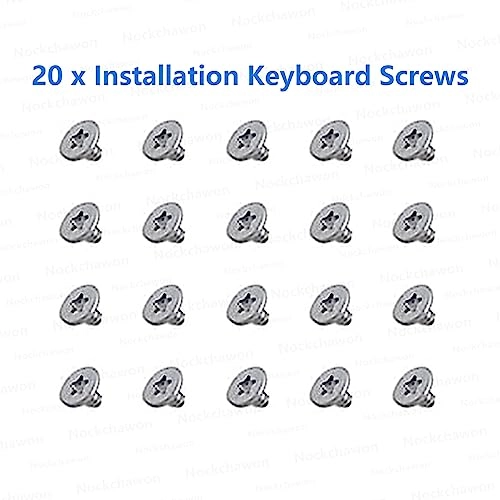 Keyboard - US English + Flex Cable + Keyboard Screws - 20x