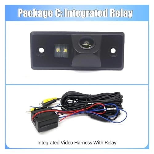 Reverse car rear view camera - Night vision Wired 720 x 540 pixels