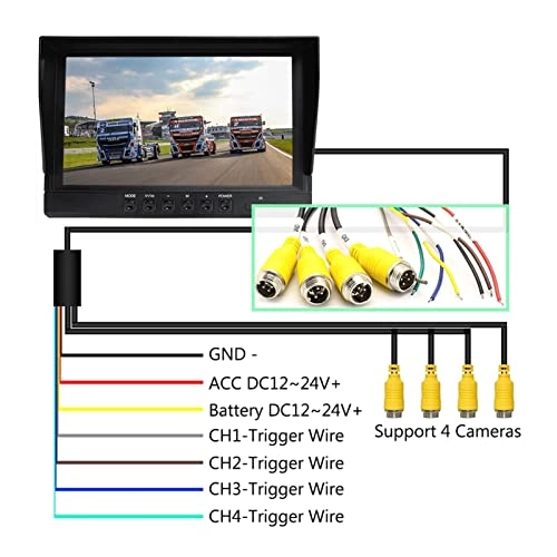 MP5 DVR Monitor - 9 Inch