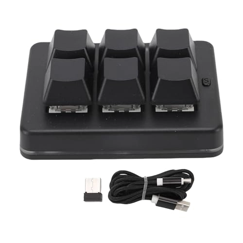 6 Key Macro Keyboard - Wired/Wireless