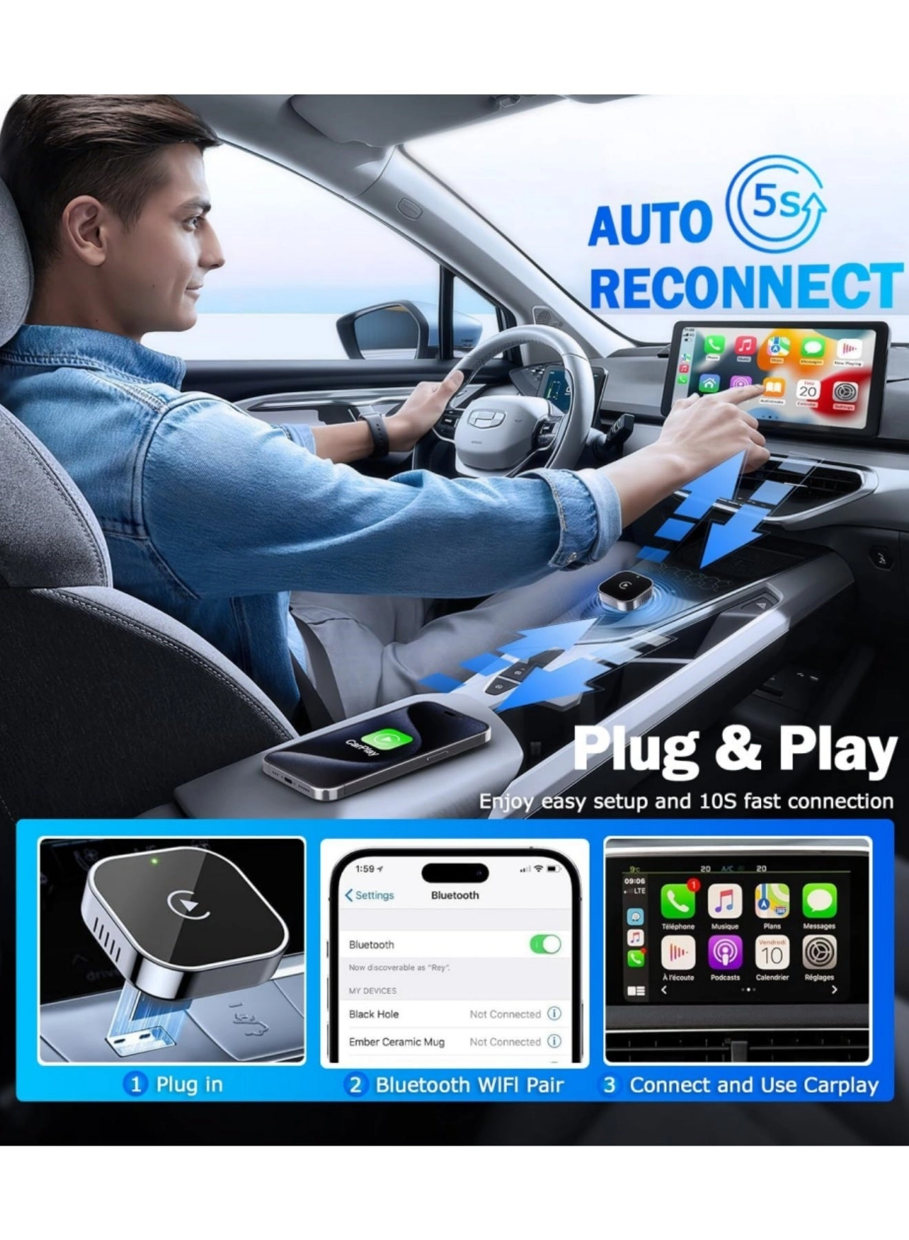 AE501479 - Wireless CarPlay Android Auto