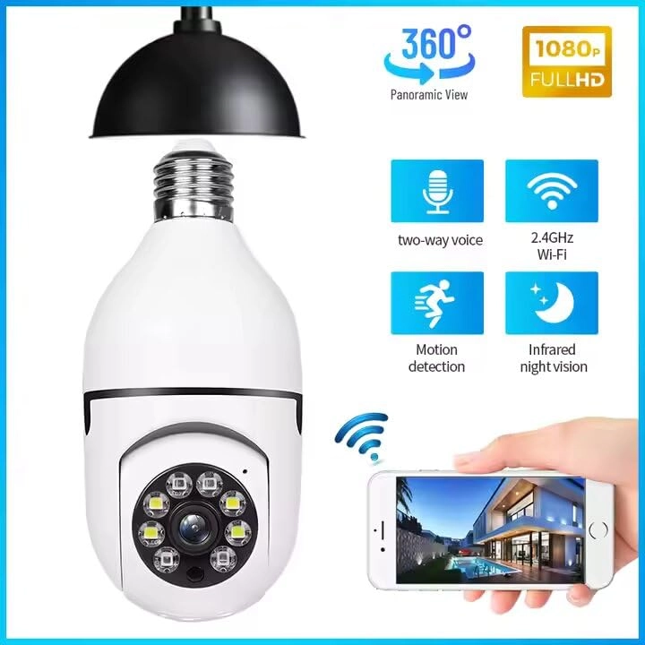 Bulb Light Camera 1080p