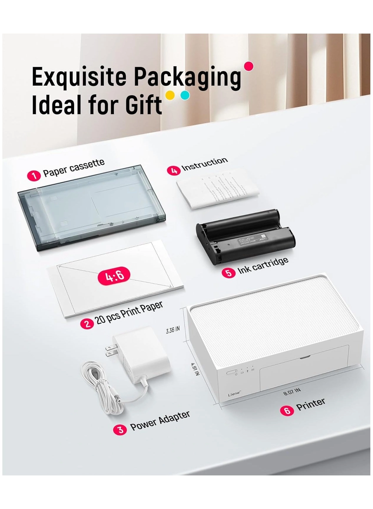 Photo Printer DHP512 - 4x6''