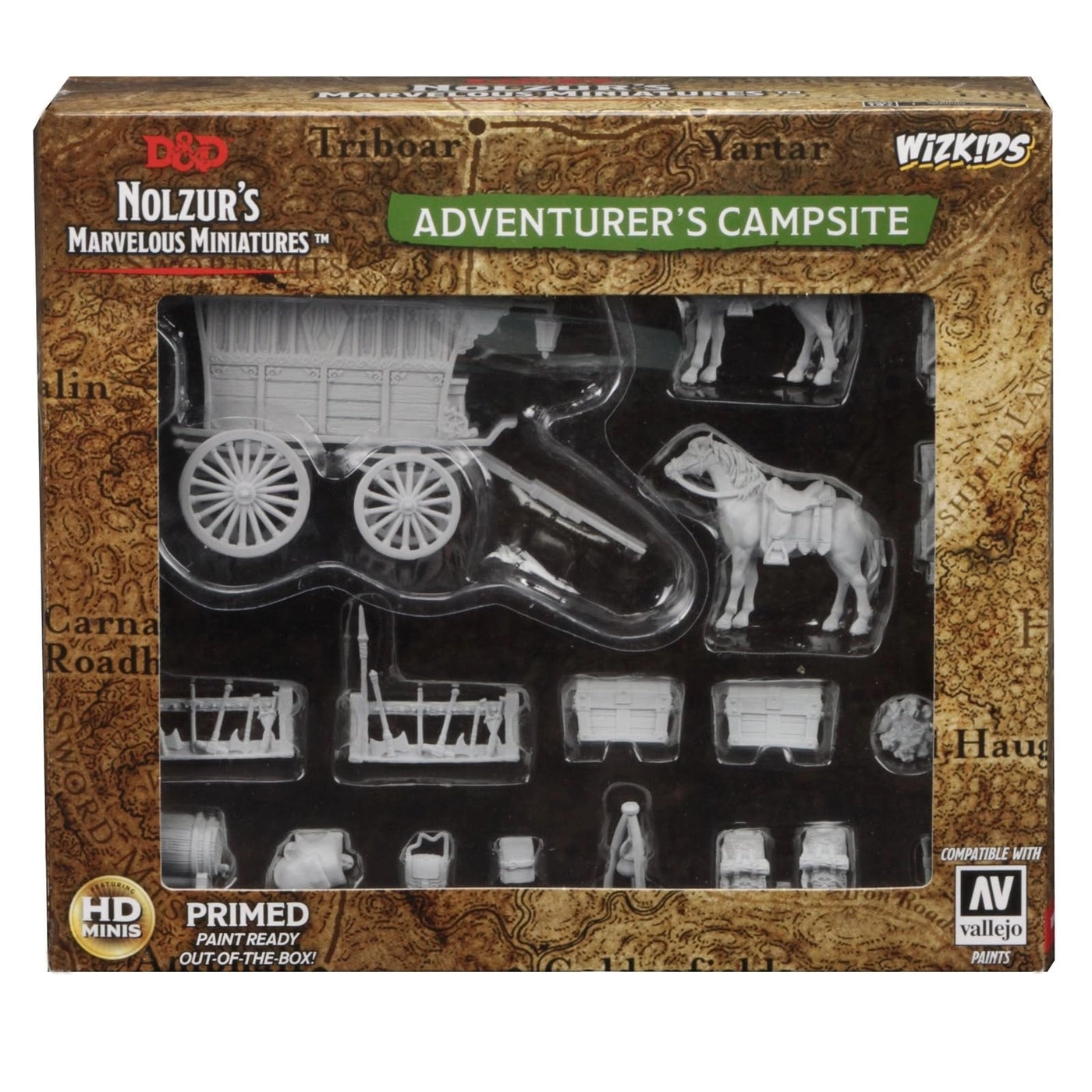 DD Nolzurs Marvelous Miniatures Adventurers Campsite