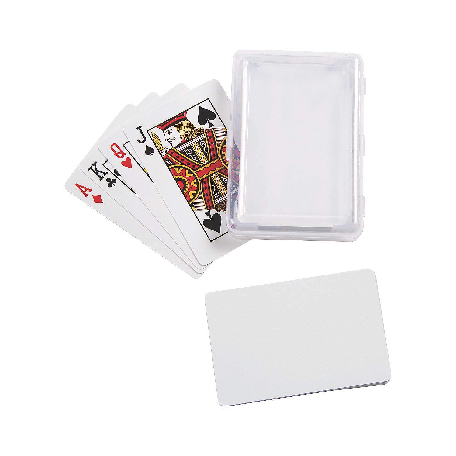 Fun Express Blank Playing Cards - 3+ years 54 pcs