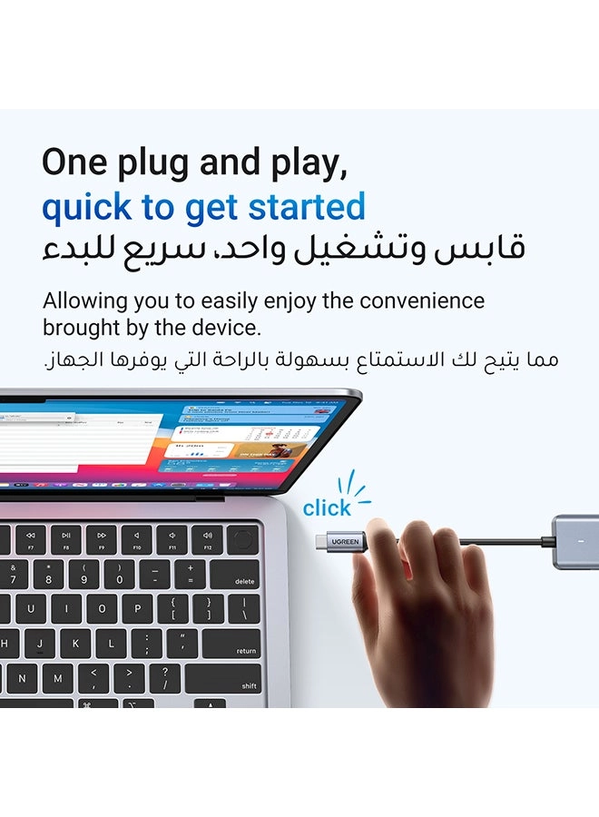 4-in-1 USB Type C Hub