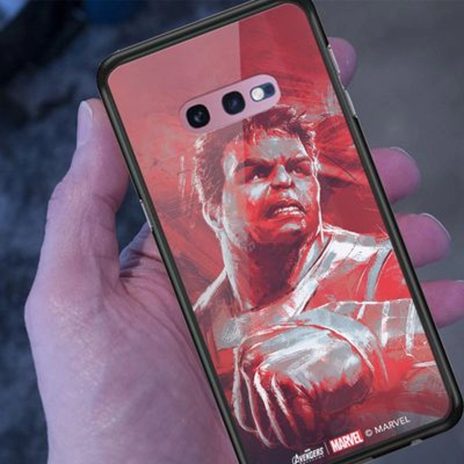 Red themed Hulk Back Case for Galaxy S10E