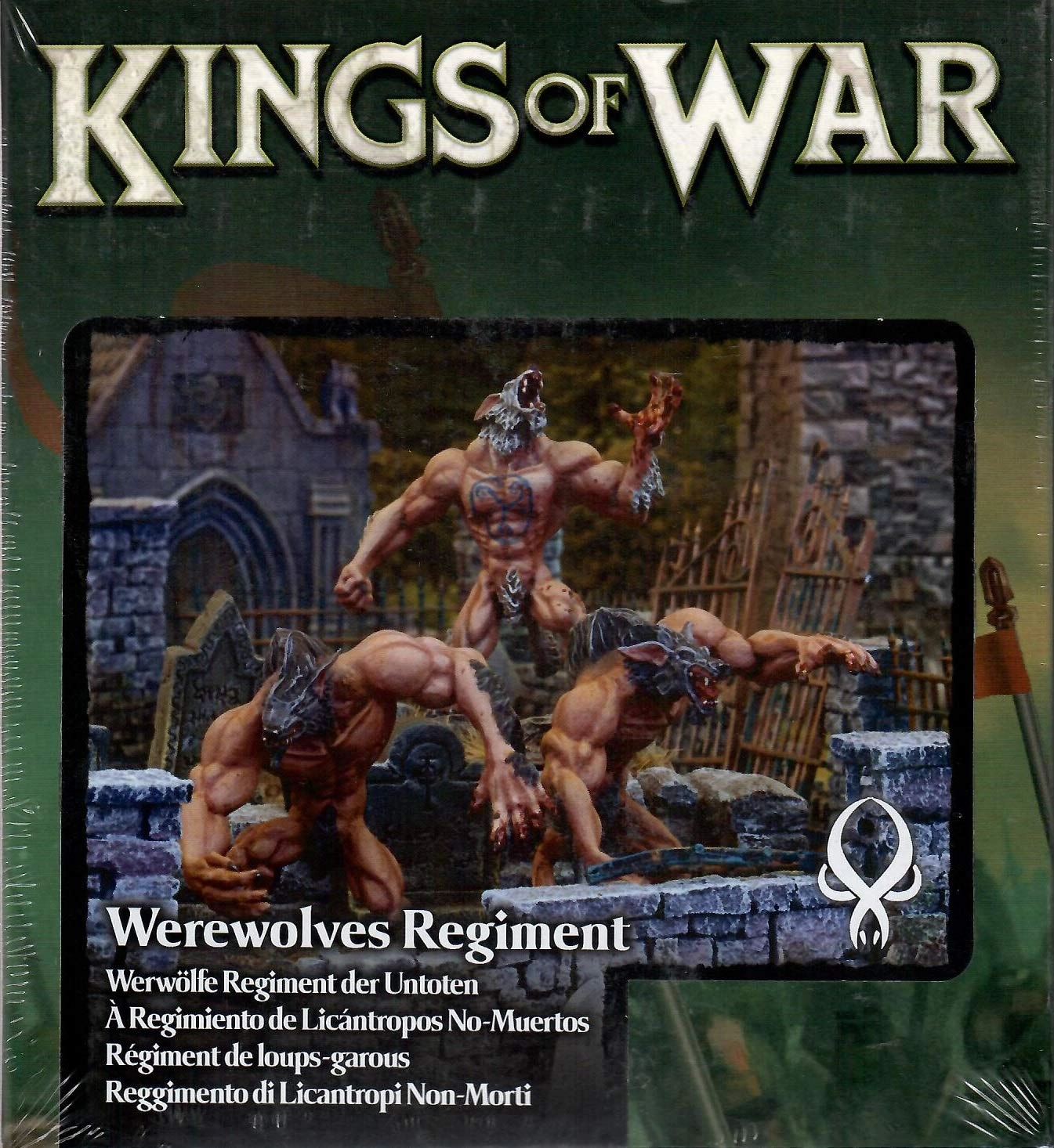 Mantic Werewolves Troop - 3 miniatures plastic resin