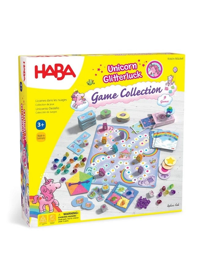 Unicorn Glitter Happy Game Collection - 9 in 1 Games Set