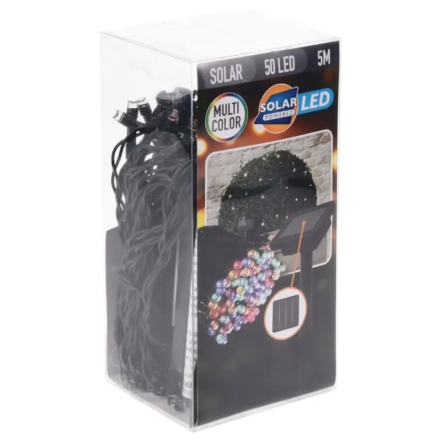 Own Buy LED Solar Light Chain - Multicolor 50 Pc.