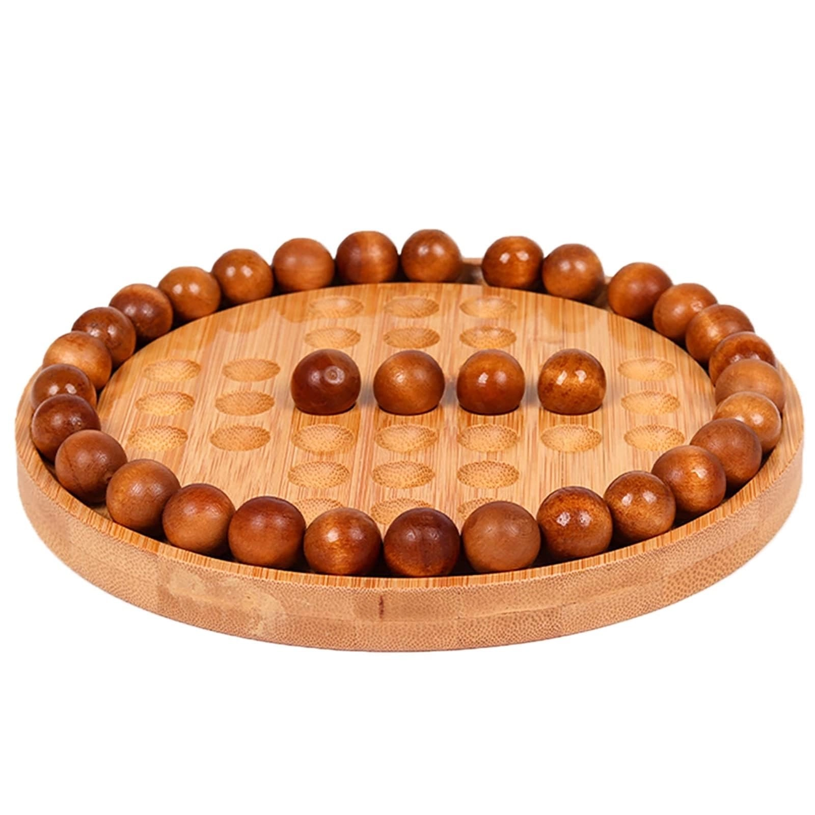 Arunasp Chess - Wooden Solitaire Handcrafted