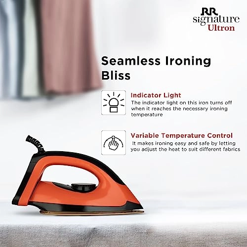 Signature Ultron - 1100W Non-Stick Teflon Coating 360 Degree Swivel Cord