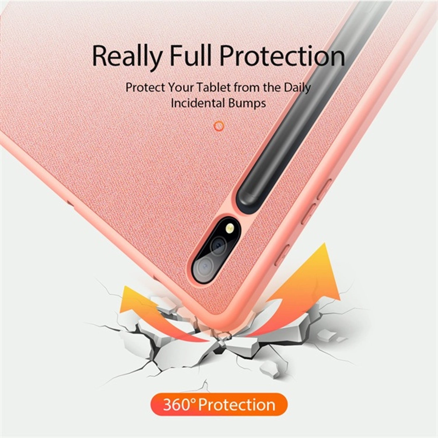 Folio Case with S Pen Holder for Samsung Tab S8 Plus