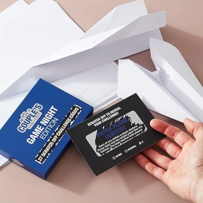 Couple's Challenge Scratch-off Cards: Game Night Edition - Card Game