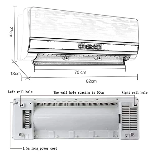 Wall Mounted Air Conditioner - 1500W/3000W