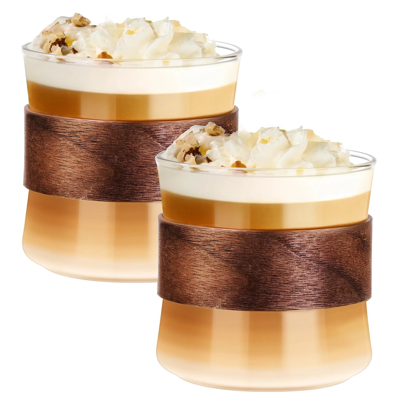 PARACITY Espresso Cup - 2 pcs Wooden Ring