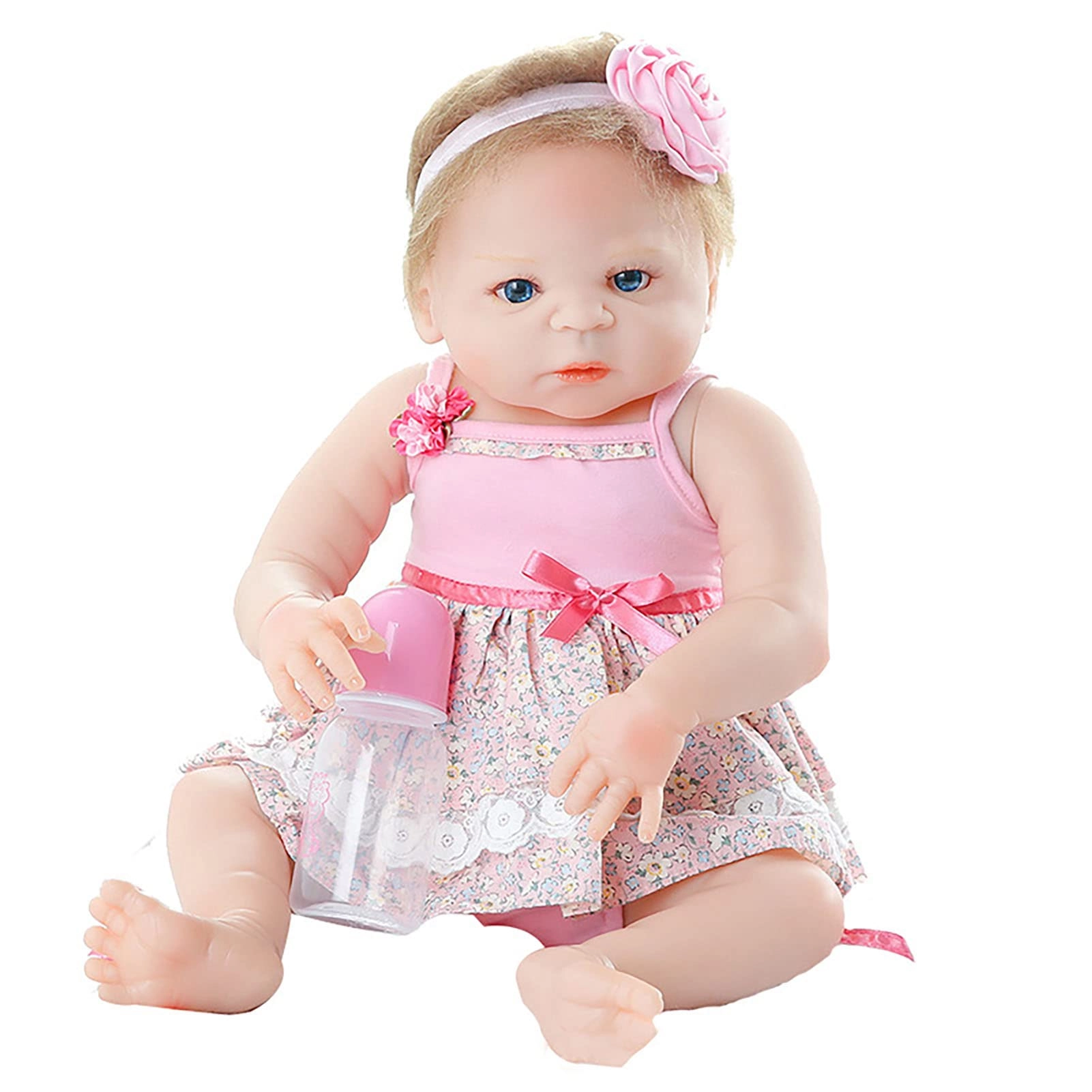F&FSH Reborn Baby Doll - 22 Inch Vinyl Girl Ages 3+
