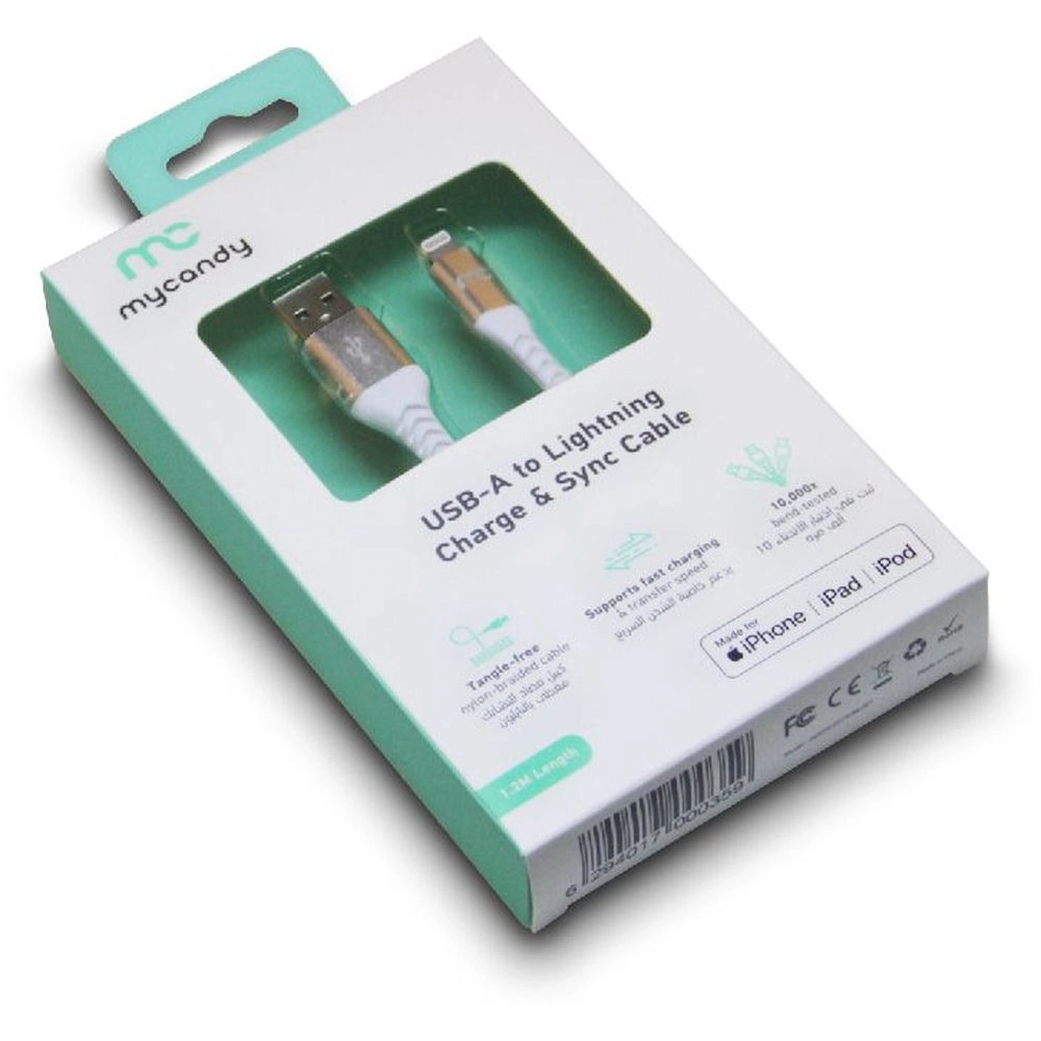 Lightning Cable USB-A to Lightning Charge & Sync Cable 1.2m