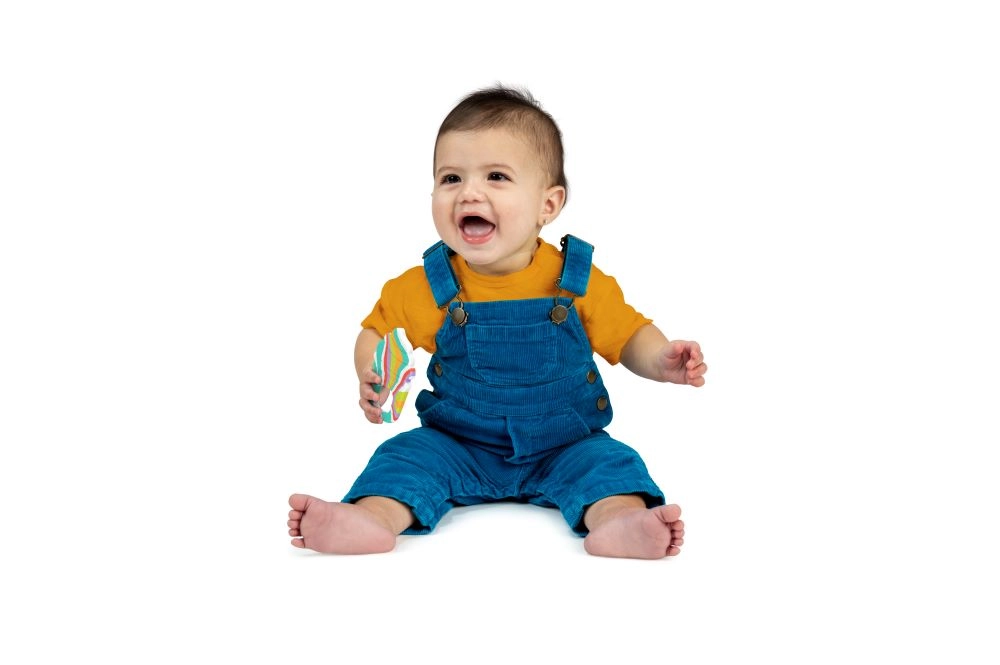 Ice Cream Cone Soothing Silicone Teether - Silicone