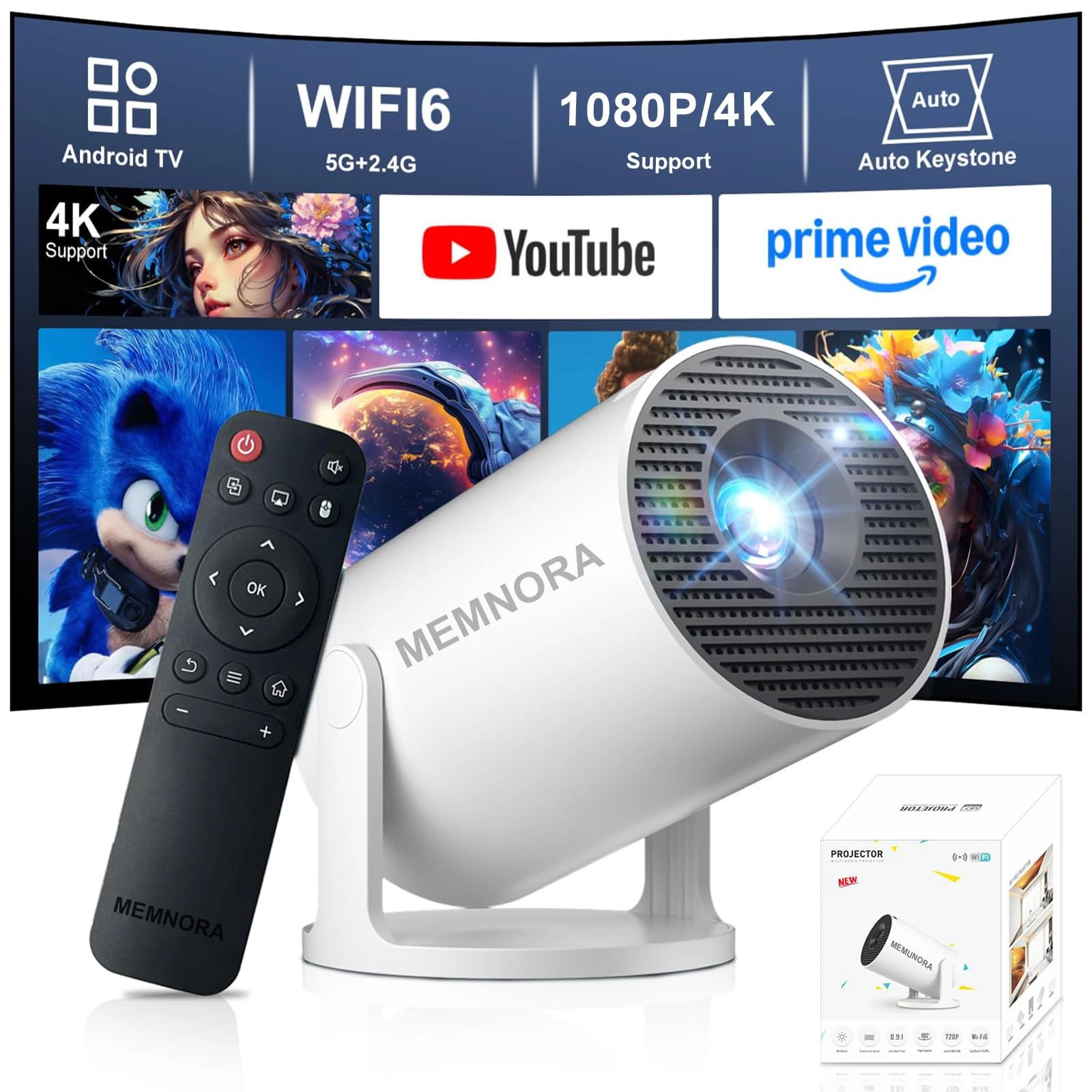MEMUNORA HY300Pro+ 300 ANSI Lumens