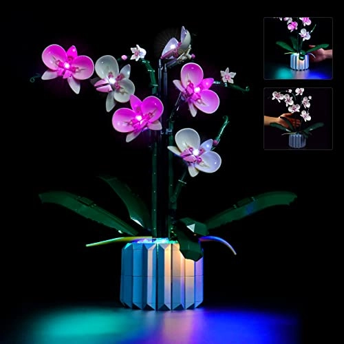 LED Lighting Set for Lego Orchid - Light Control version