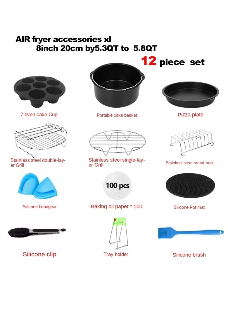 Air Fryer Accessories Set - 12-Piece