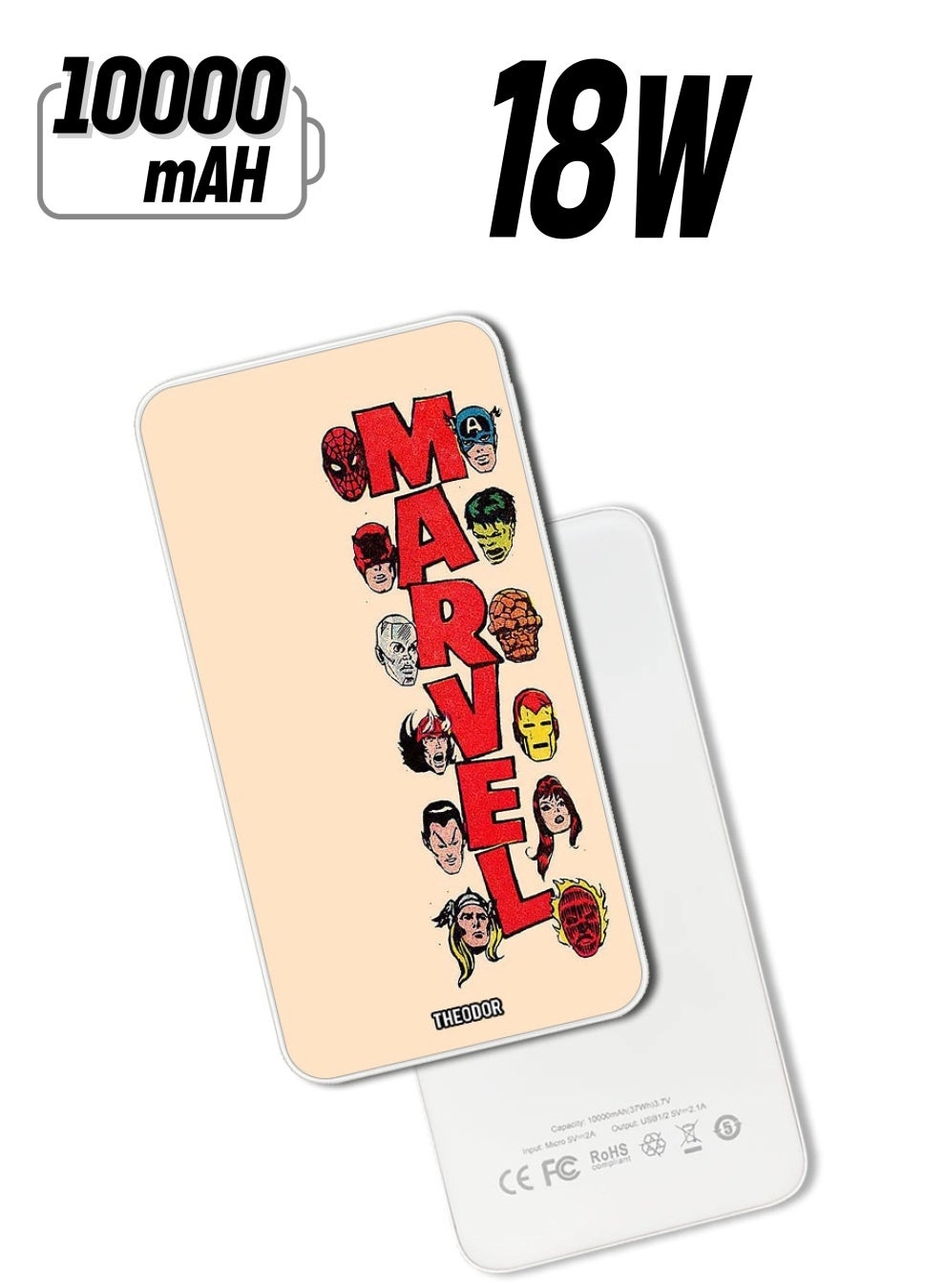 Theodor EX_PPBA330 - 10000 mAh 18W