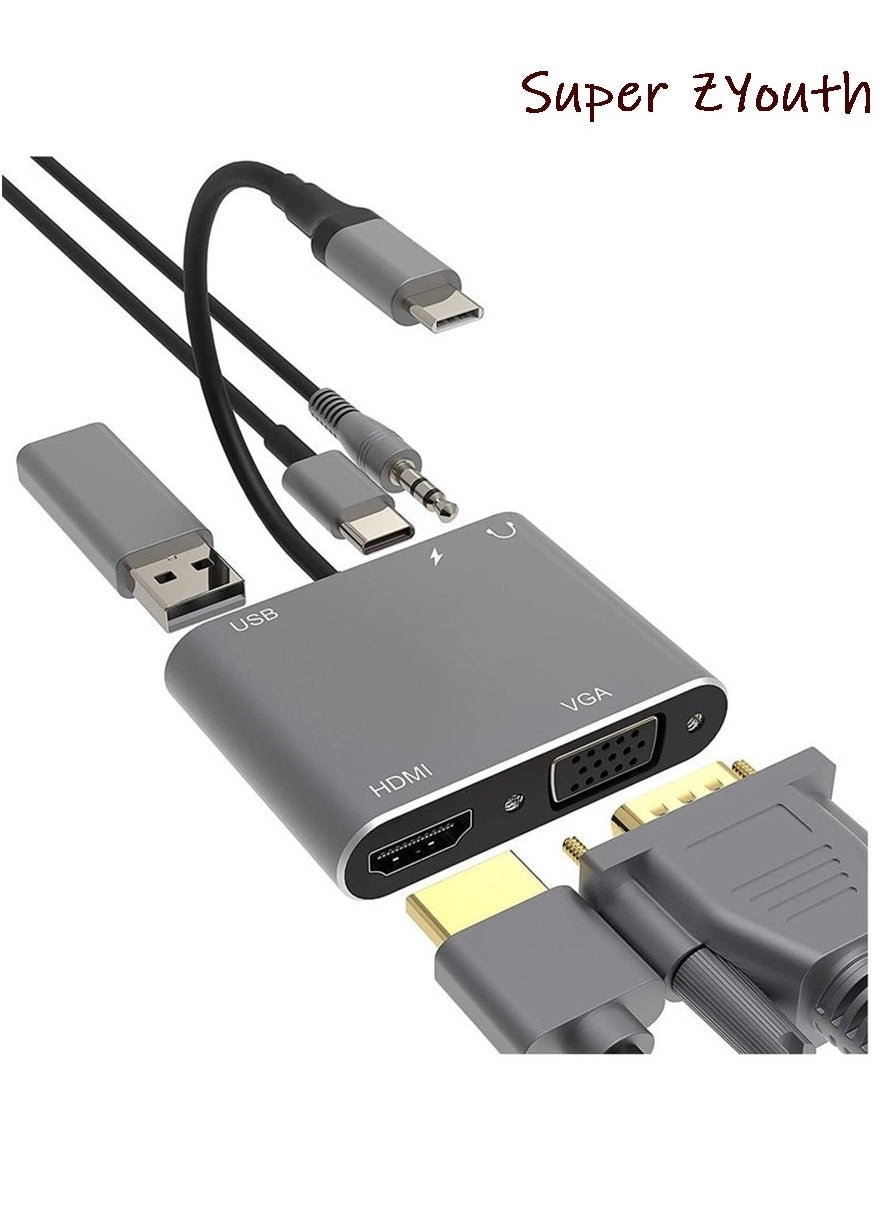 USB C Hub Adapter - USB 3.0 4K