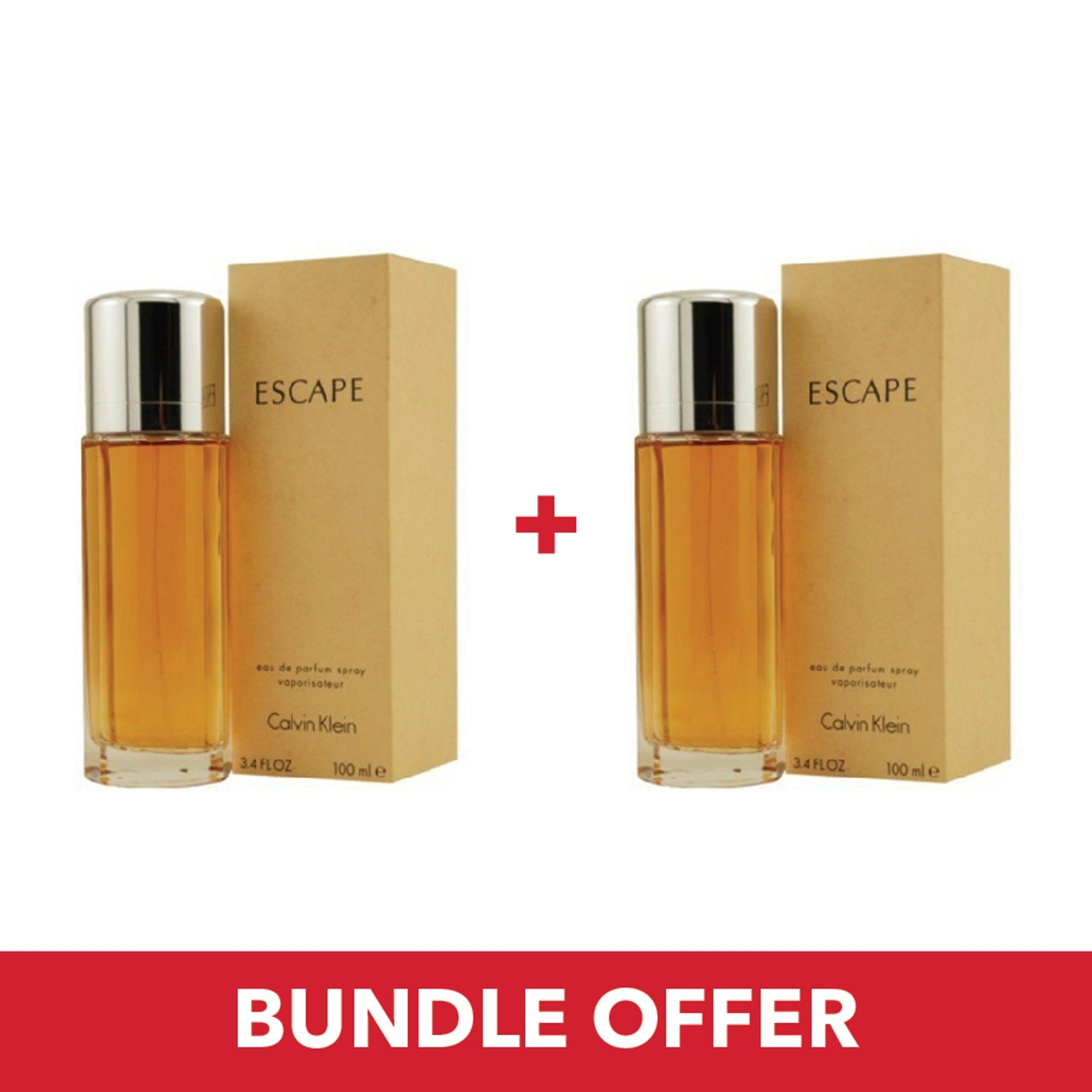 Calvin Klein Escape - Eau de Parfum 100 ml Bundle