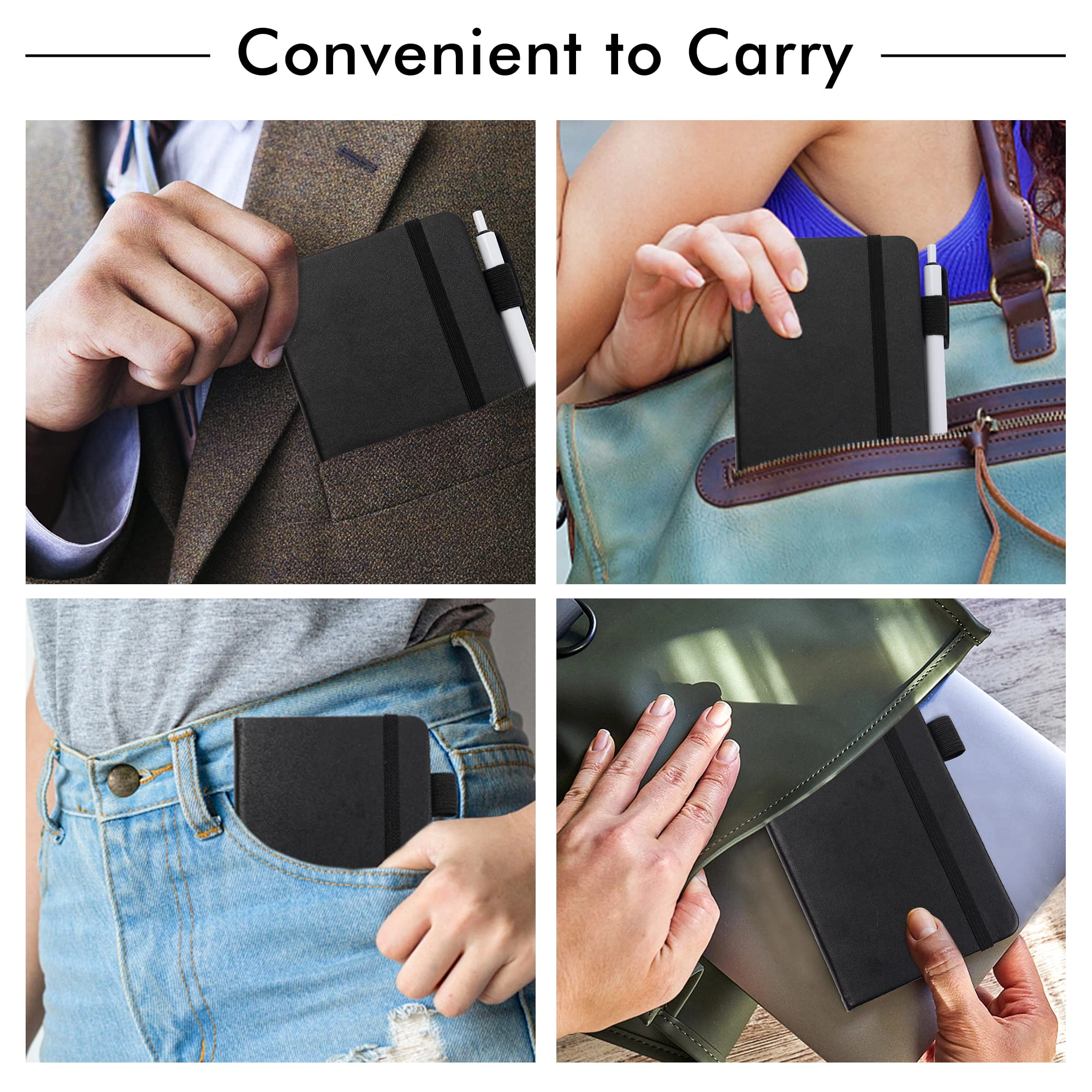 Pocket Notebook A6 Hardcover - Lined 56 Sheets