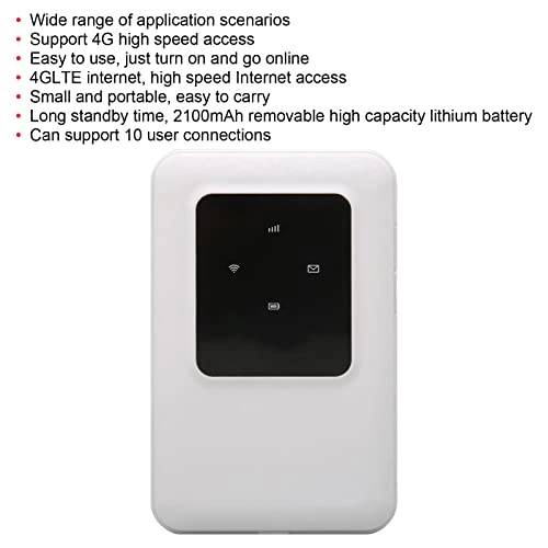 4G LTE Mobile WiFi Hotspot - 802.11 b/g/n