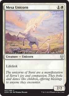 Wizards of the Coast Mesa Unicorn - Dominaria