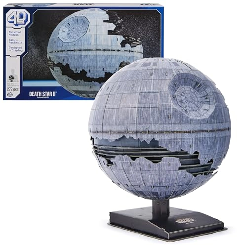 4D Build Death Star II - Cardstock 3D Model Kit 16 sheets 272 pieces