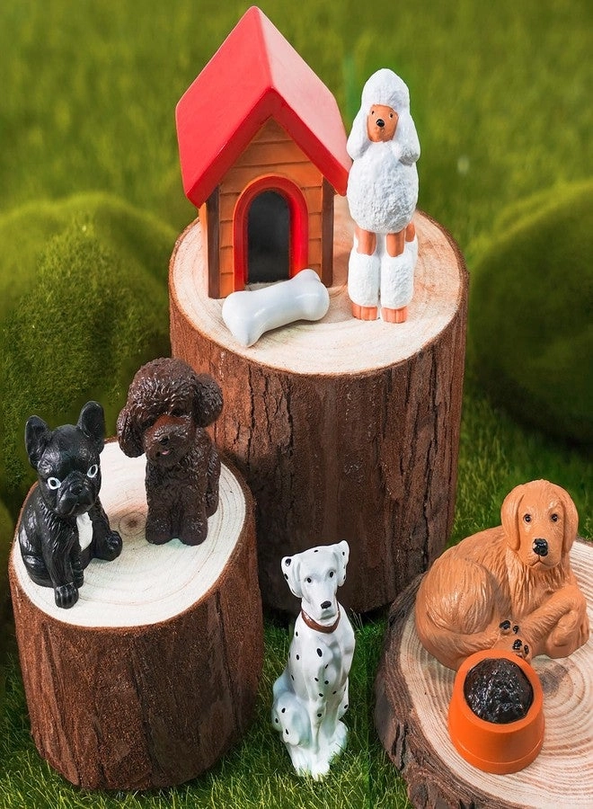 Miniature Dogs House Figurines - 8PCS Tiny