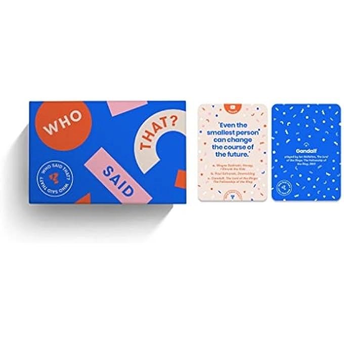 Who Said That?: A Game of Quotes