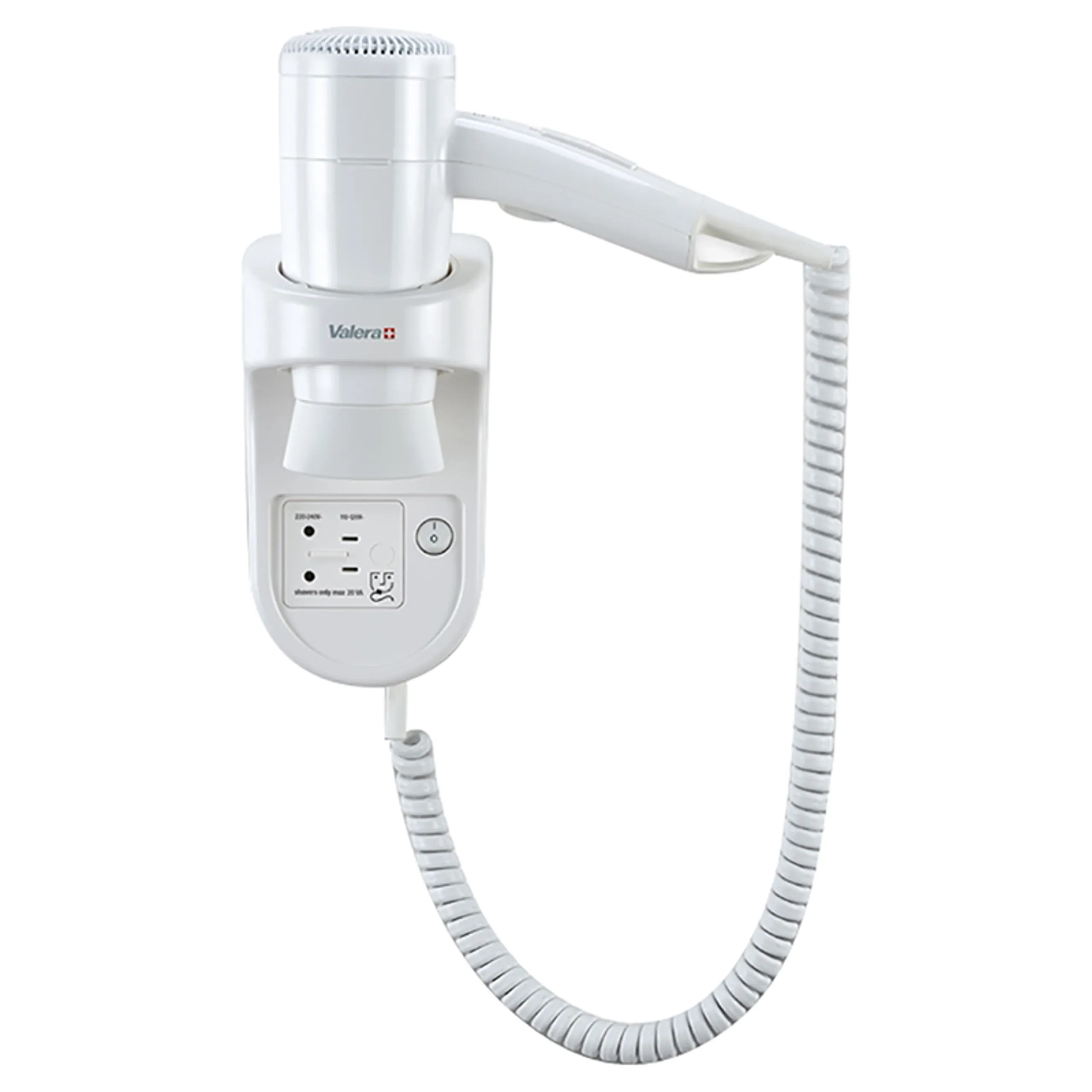 Valera Smart Wall Mount Hairdryer - 1200W Shaver Socket