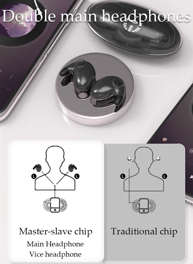 Clip On Bluetooth Earphones Wireless Earbud