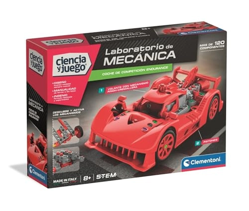 Mechanics Racing Game Construction Skills, Engineering Principles, Spatial Awareness - 7 years and up