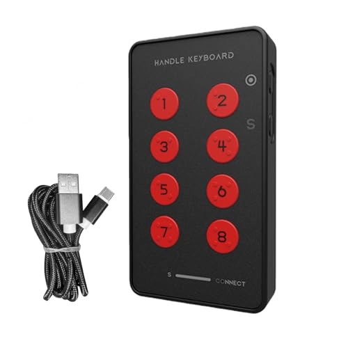 USB Programmable Keypad - 8 Multifunction Keys 100x55x15mm 350mAh Battery