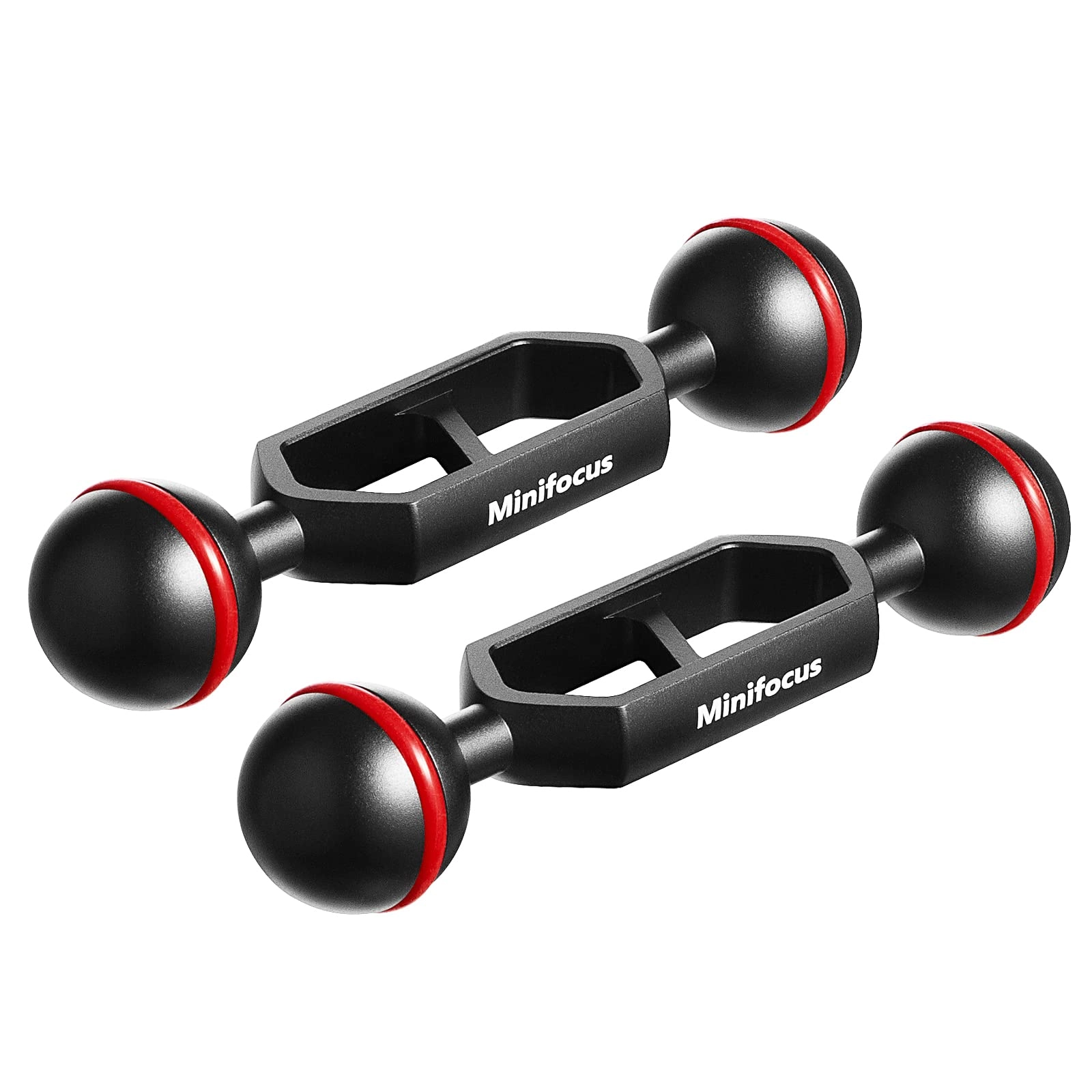 MINIFOCUS Double 1" Ball Arm - 4" 2Pcs Aluminum Alloy