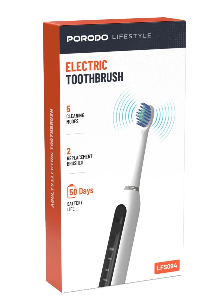 Lifestyle Electric Toothbrush - 500mAh 5 Cleaning Modes Type-C Charging