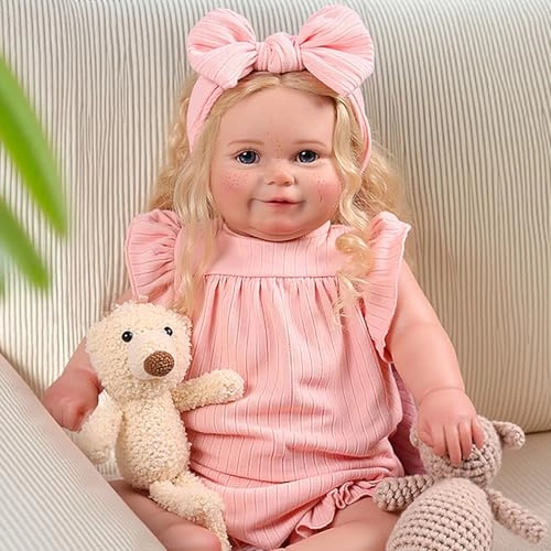 BABESIDE Maddie Reborn Baby Doll - 20Inch Soft Vinyl Light Blonde Ages 3+