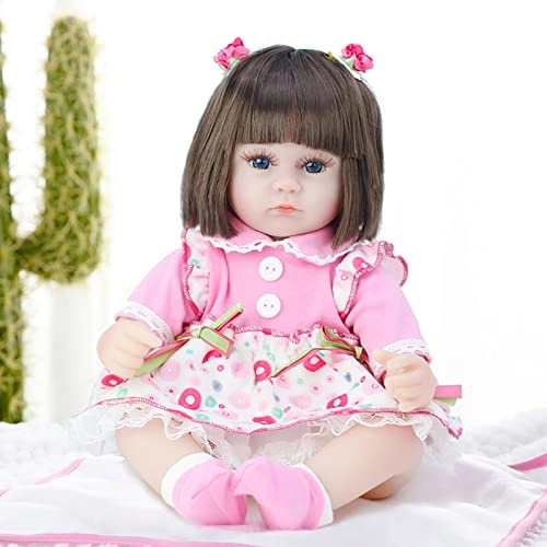 Reborn Baby Doll - 16.5 Inch Vinyl Toddler Girl
