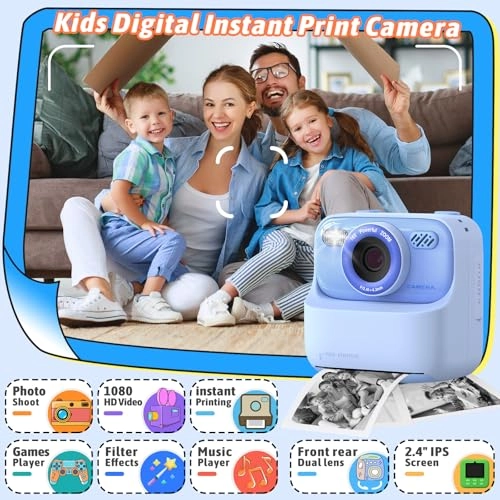 Instant Print Camera - 32GB White