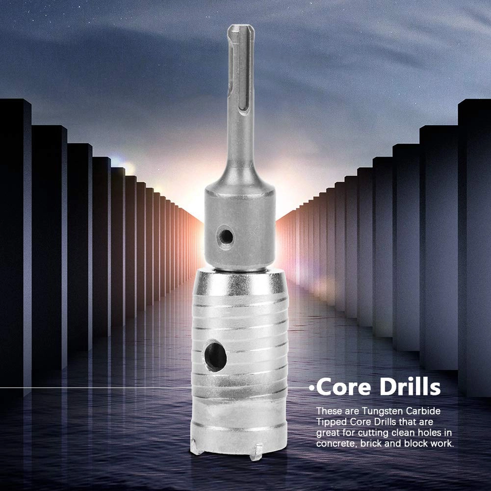 Core Drill Bit Set - 35mm 40mm 50mm 65mm 82mm 110mm Brick Concrete Cement Stone Granite Marble