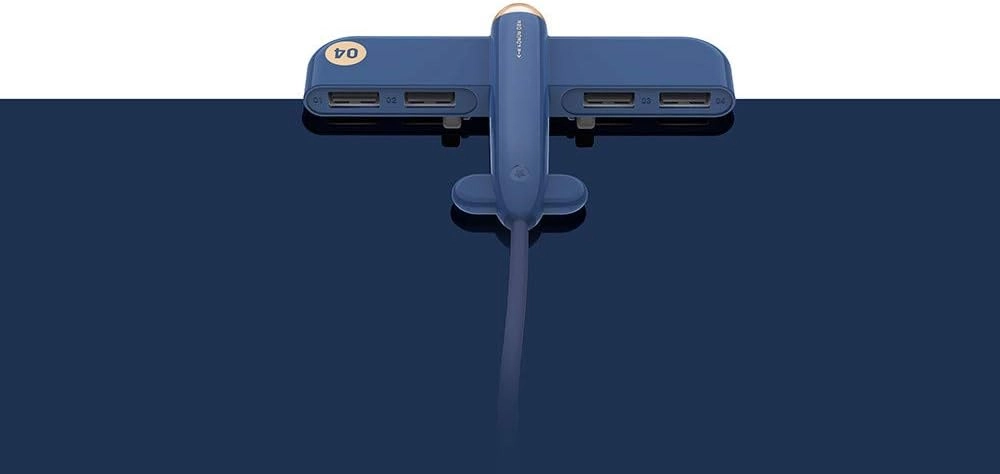 USB 2.0 Hub - 4 Ports Airplane shape