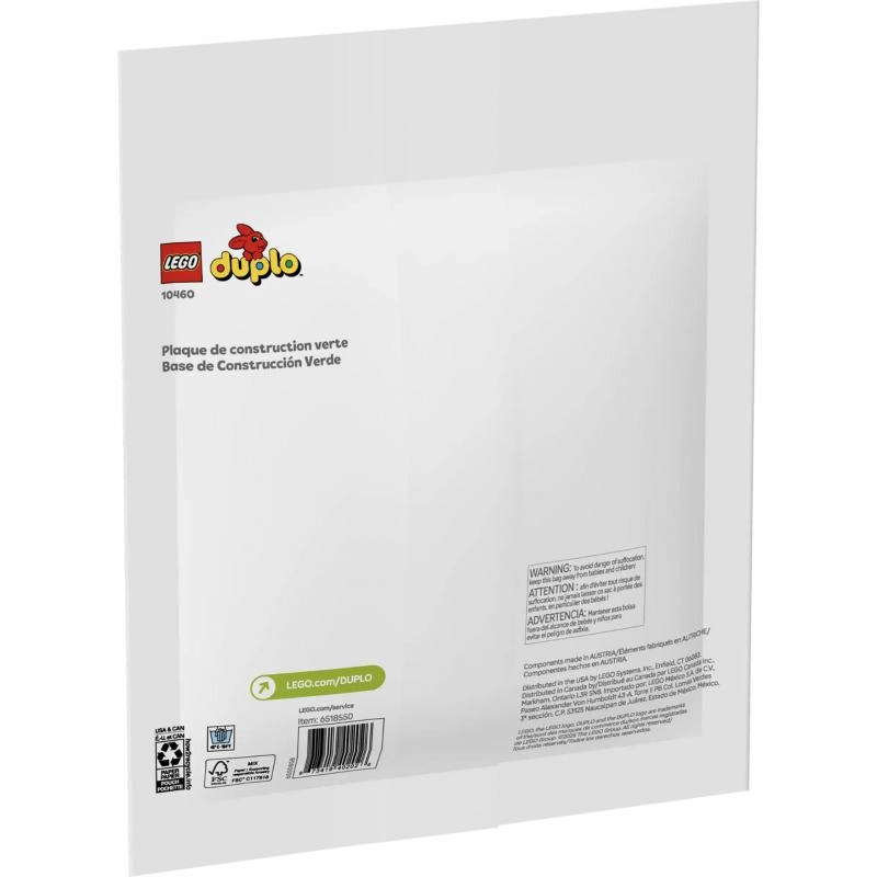 LEGO DUPLO Green Building Plate (10460) - Construction