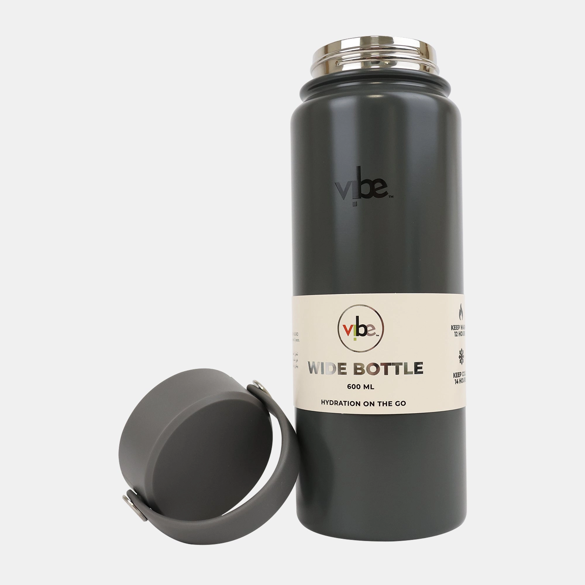 Wide Mouth Water Bottle - 600 ml
