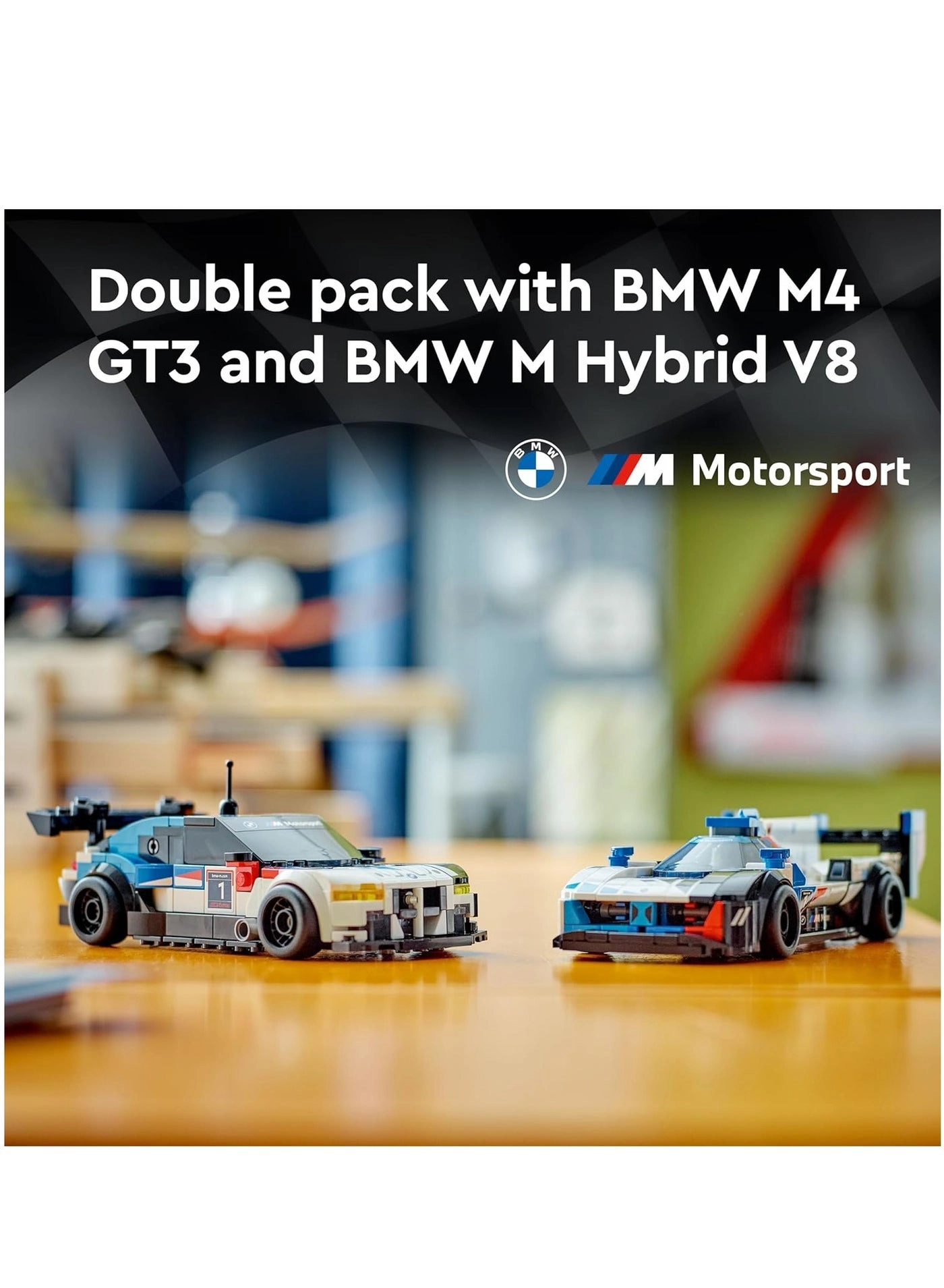 Speed Champions BMW M4 GT3 + Speed Champions BMW M Hybrid V8